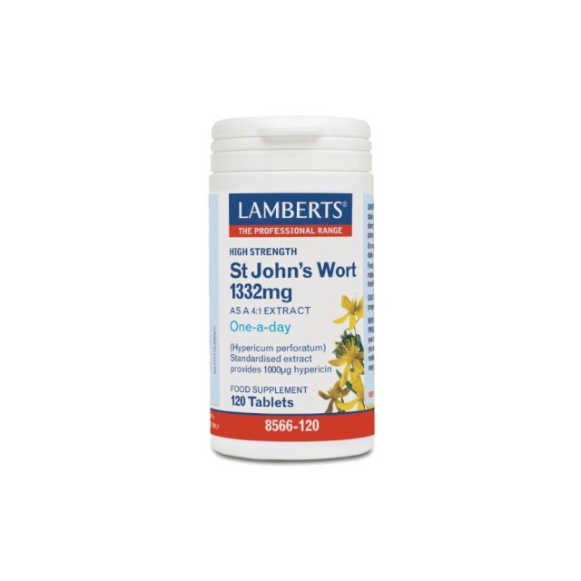 Lamberts St John’s Wort 1332mg 120tabs