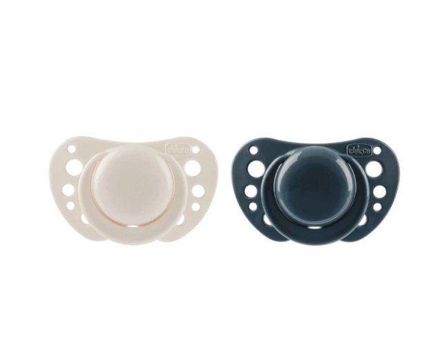 Chicco Physio Forma Air Πιπίλα Σιλικόνης 6-16m Λευκό-Μπλε