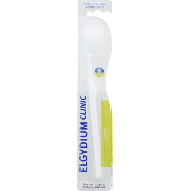 Elgydium Clinic Soft 20/100 Οδοντόβουρτσα Λευκή