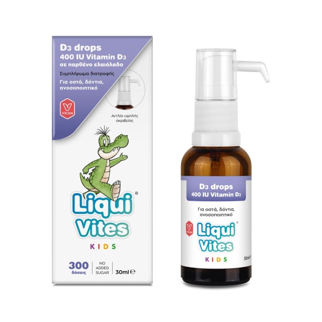 Liqui Vites Kids Vit D3 400iu Drops 30ml