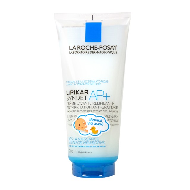 La Roche Posay Lipikar Syndet AP+ Κρέμα Καθαρισμού για το Πολύ Ξηρό Δέρμα με Τάση Ατοπίας 200ml
