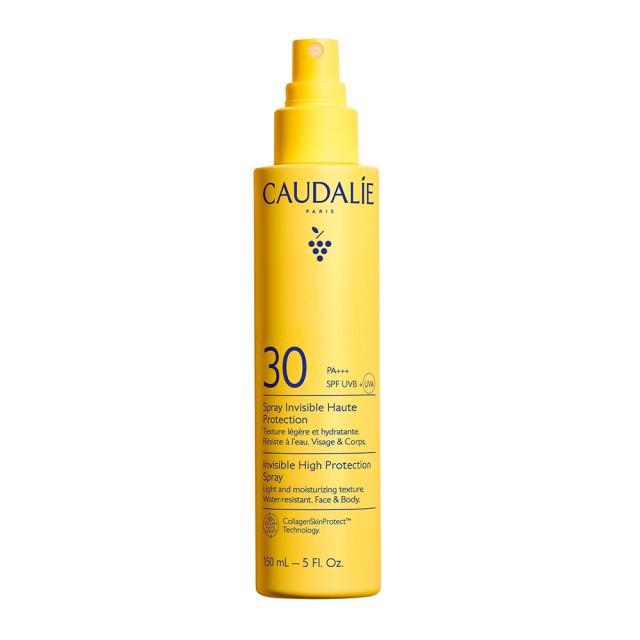 Caudalie Vinosun Invisible High Protection Spray Αντηλιακό για Πρόσωπο & Σώμα SPF30 150ml