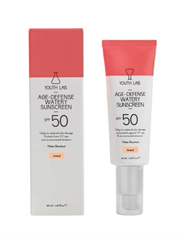 Youth Lab Age-Defence Watery Sunscreen Tinted SPF50 40ml