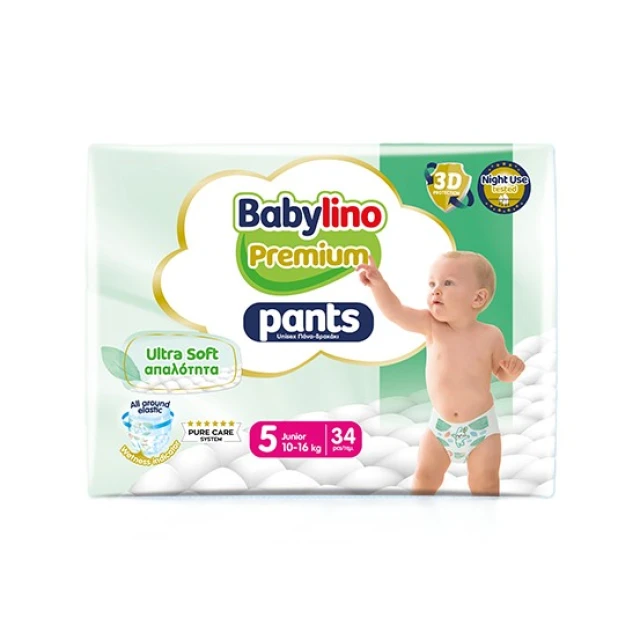 Babylino Premium Pants Junior No5 10-16kg 34τμχ