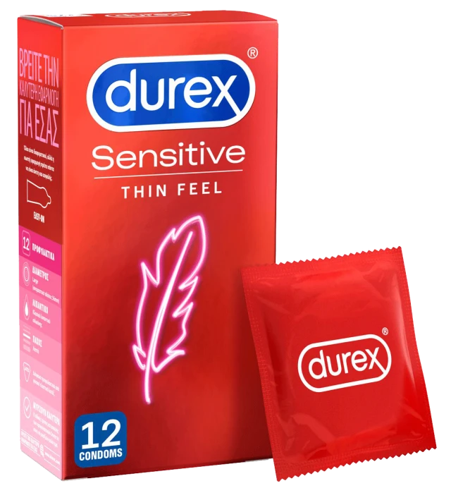 Durex Sensitive Thin Feel 12τμχ