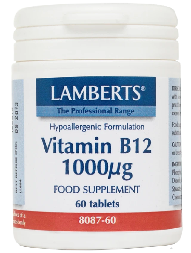 Lamberts B12 1000mg 60tabs