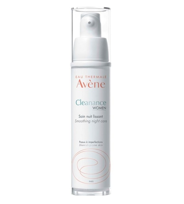 Avene Cleanance Women Κρέμα Λείανσης Νύχτας για Δέρμα με Ατέλειες & Σημάδια Ενήλικης Ακμής 30 ml