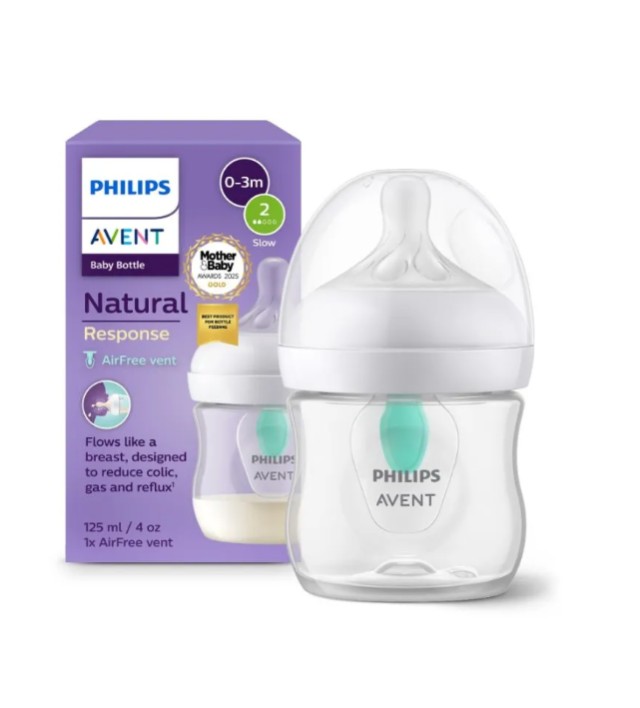 Philips Avent Natural Response AirFree Vent Μπιμπερό Πλαστικό 0-3m 125ml