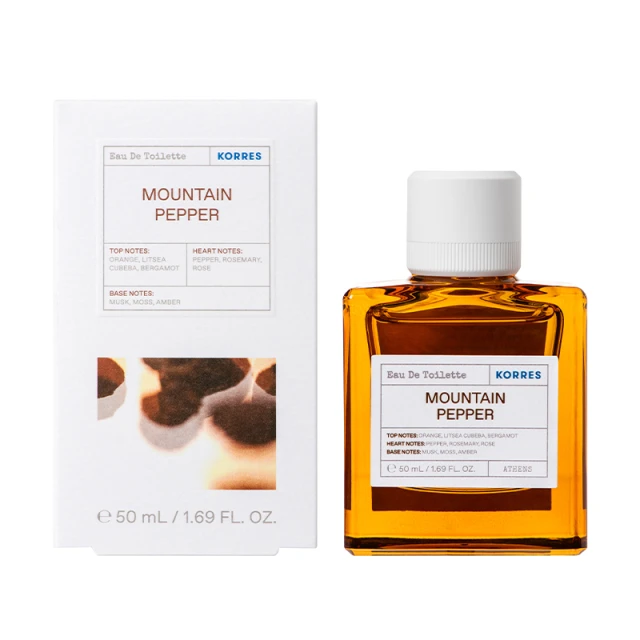 Korres Mountain Pepper Eau De Toilette Ανδρικό Άρωμα 50ml