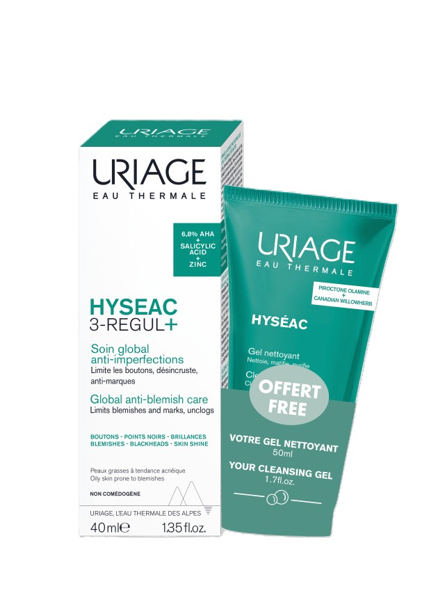 Uriage Hydeac Anti-Blemish Cream 40ml +Δώρο Gel Nettoyant 50ml