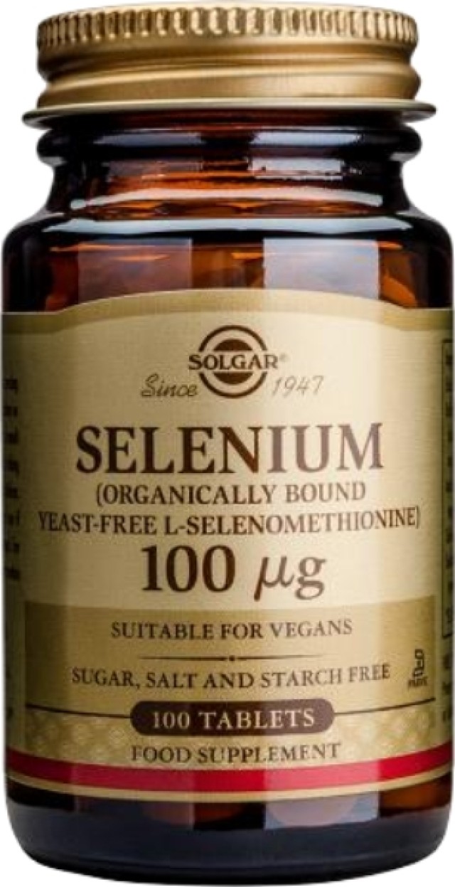 Solgar Selenium 100μg 100tabs