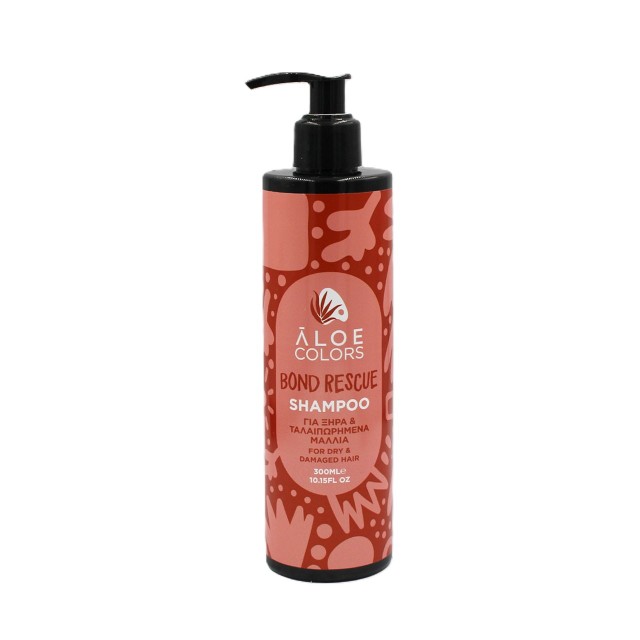 Aloe+ Colors Bond Rescue Shampoo για Ξηρά & Ταλαιπωρημένα Μαλλιά 300ml