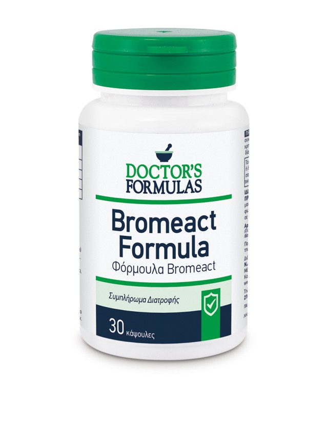 Doctors Formulas Bromeact - Φόρμουλα Αντιφλεγμονώδης 30 κάψουλες