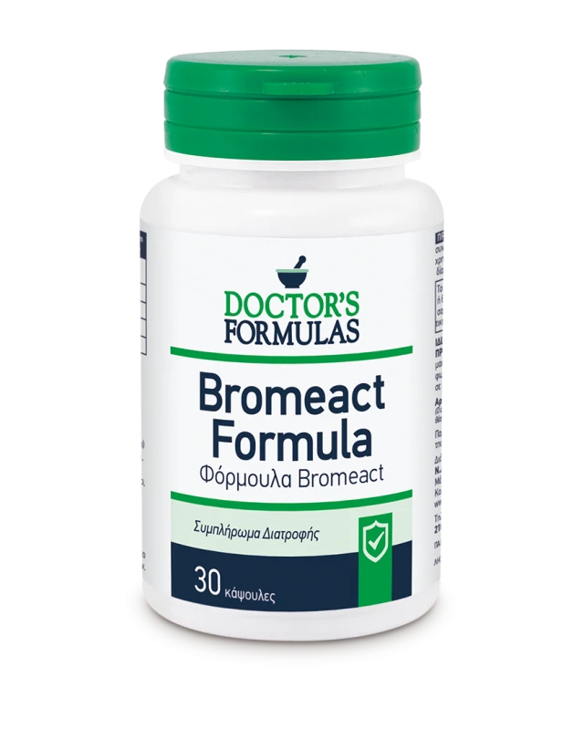 Doctors Formulas Bromeact Φόρμουλα Αντιφλεγμονώδης 30 κάψουλες