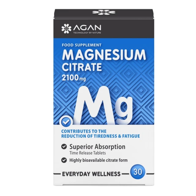 Agan Magnesium Citrate 2100mg 30tabs