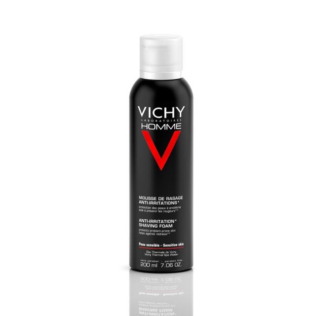 Vichy Homme Αφρός Ξυρίσματος Κατά των ερεθισμών 200ml