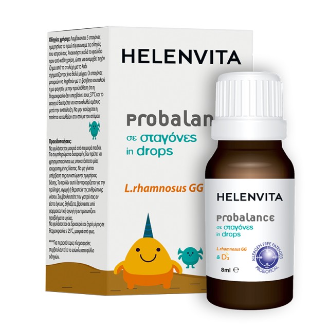Helenvita Probalance Προβιοτικό σε Σταγόνες με βιταμίνη D 8ml