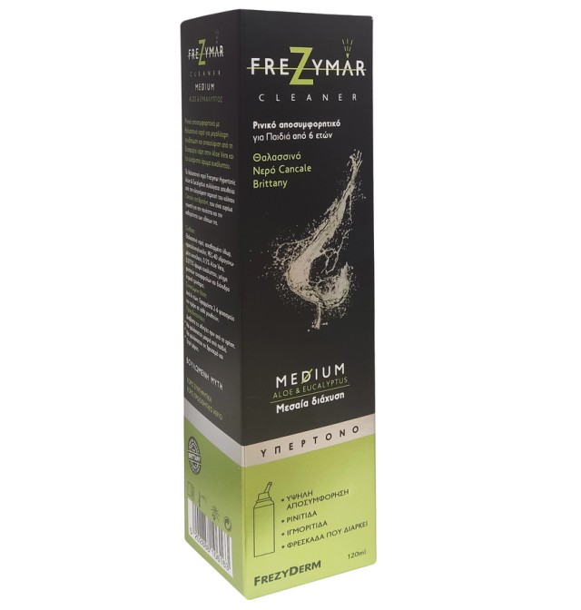 Frezyderm Frezymar Cleaner Hypertonic Medium Spray Aloe & Eucalyptus 120ml
