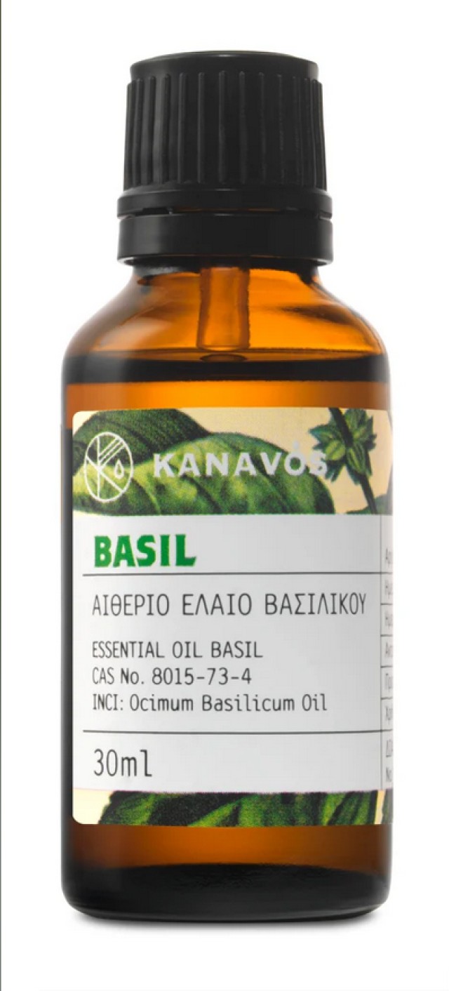 Kanavos Αιθέριο Έλαιο Βασιλικού 30ml