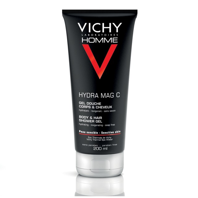 Vichy Homme Hydra Mag-C Shower Gel-Τονωτικό αφρόλουτρο σε μορφή τζελ για άνδρες 200ml