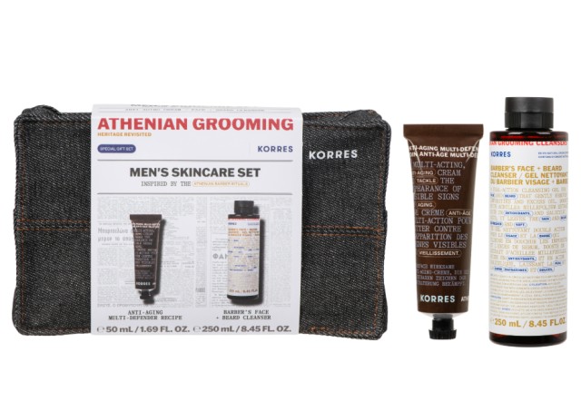Korres Athenian Grooming Mens Skincare Set Promo Pack