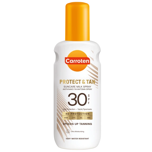Carroten Protective&Tan Suncare Milk Spray SPF30 200ml