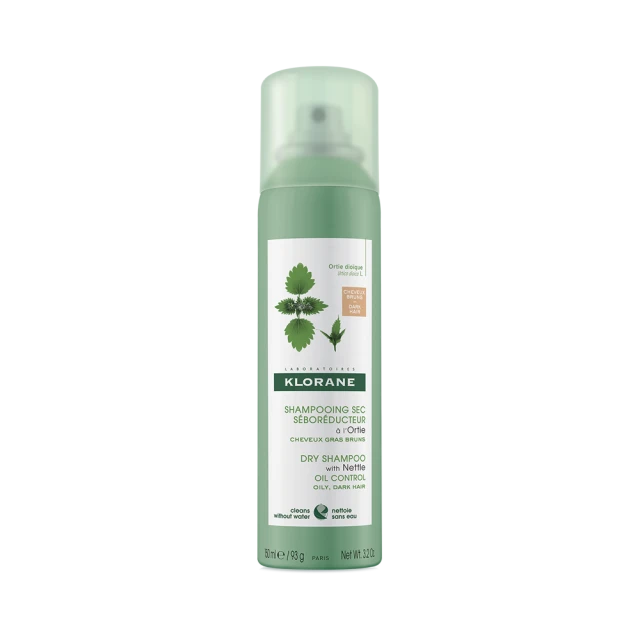 Klorane Ortie Dry Shampoo για Λιπαρά Καστανά/Μαύρα Μαλλιά με Τσουκνίδα 150ml