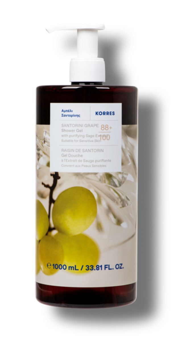 Korres Αφρόλουτρο Αμπέλι Σαντορίνης 1L