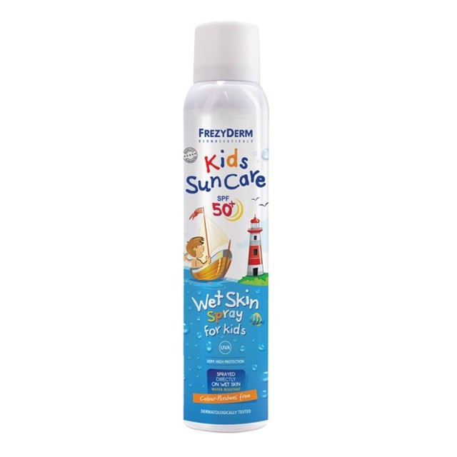 Frezyderm Kids Suncare Wet Skin Spray Αντηλιακό Spray για Παιδιά SPF50 200ml