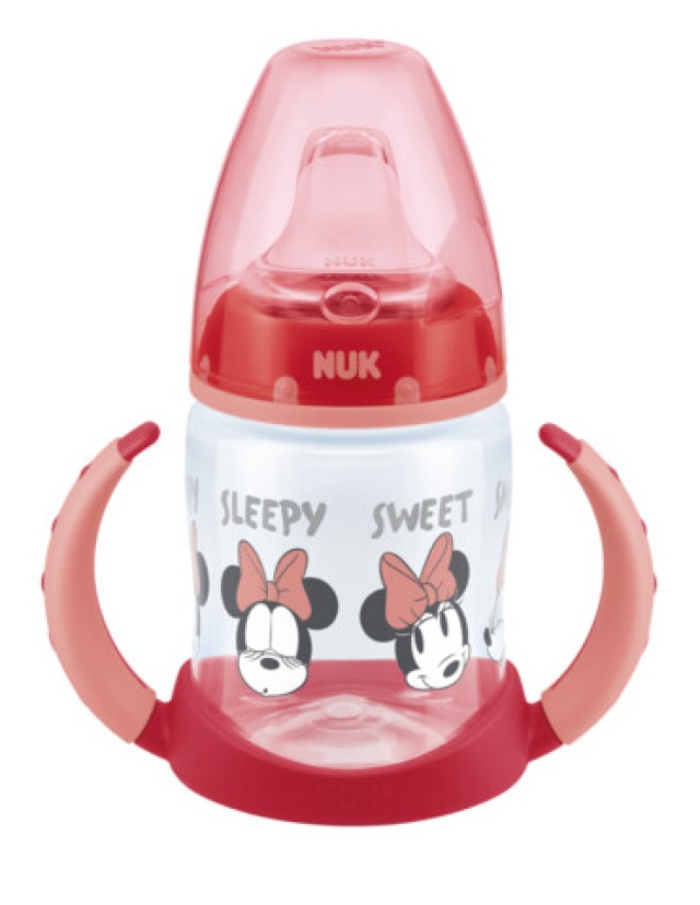 NUK Εκπαιδευτικό Μπιμπερό με Λαβές Minnie 150ml