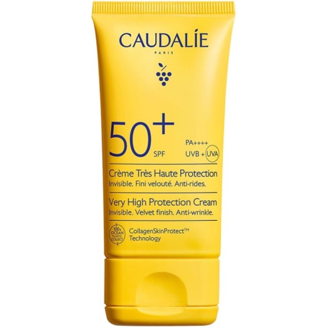 Caudalie Vinosun Very High Protection Cream Αντηλιακή Κρέμα Προσώπου SPF50 50ml