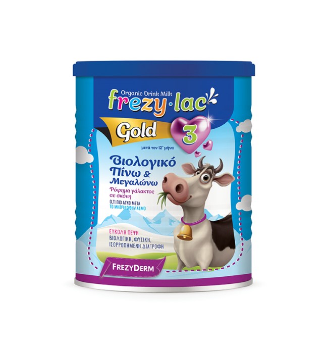 Frezylac Gold 3 Βιολογικού Γάλα σε σκόνη από 12 μηνών 400gr