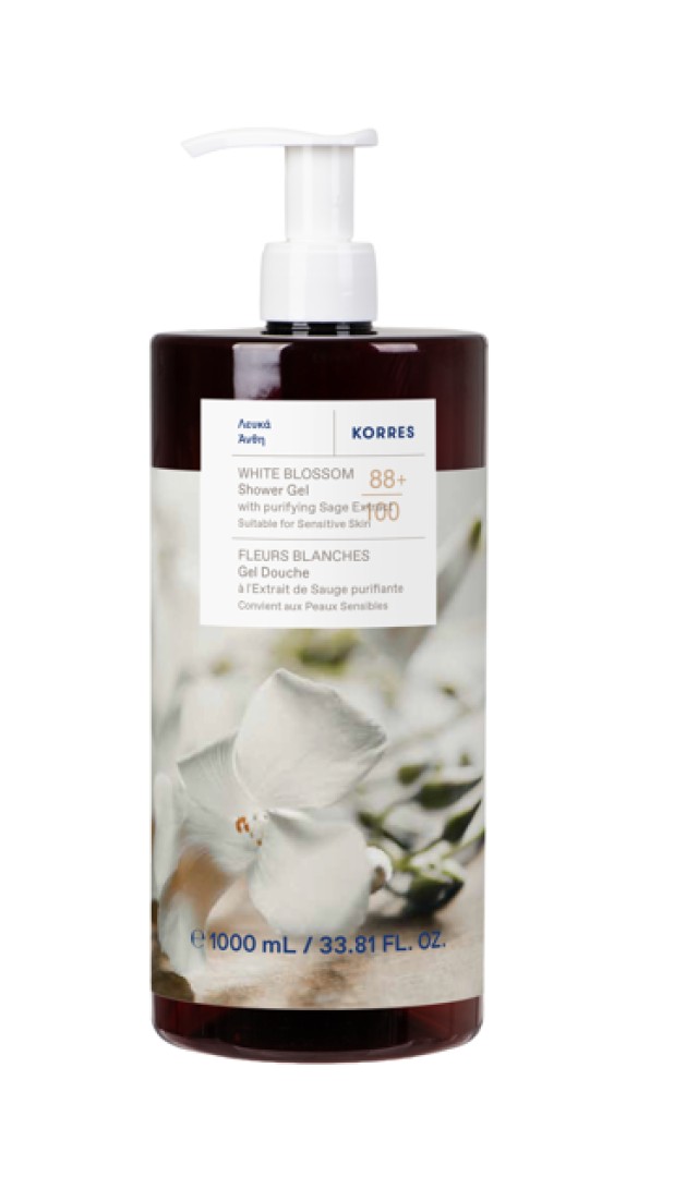 Korres Αφρόλουτρο Λευκά Άνθη 1L