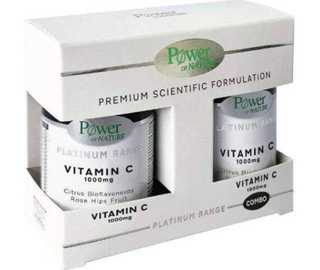 Power Health Set Platinum VitC 1000mg 30tabs + Δώρο Platinum VitC 1000mg 30tabs