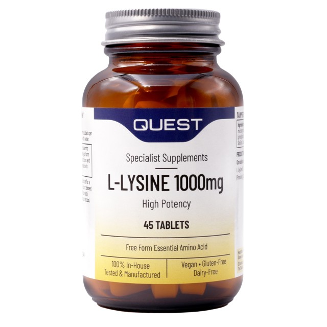 Quest L-Lysine 1000mg 45tabs