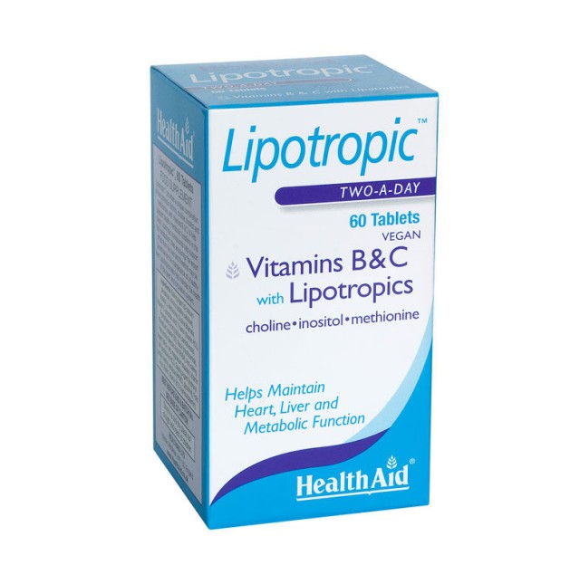 Health Aid Lipotropic with Vitamins B & C 60tabs