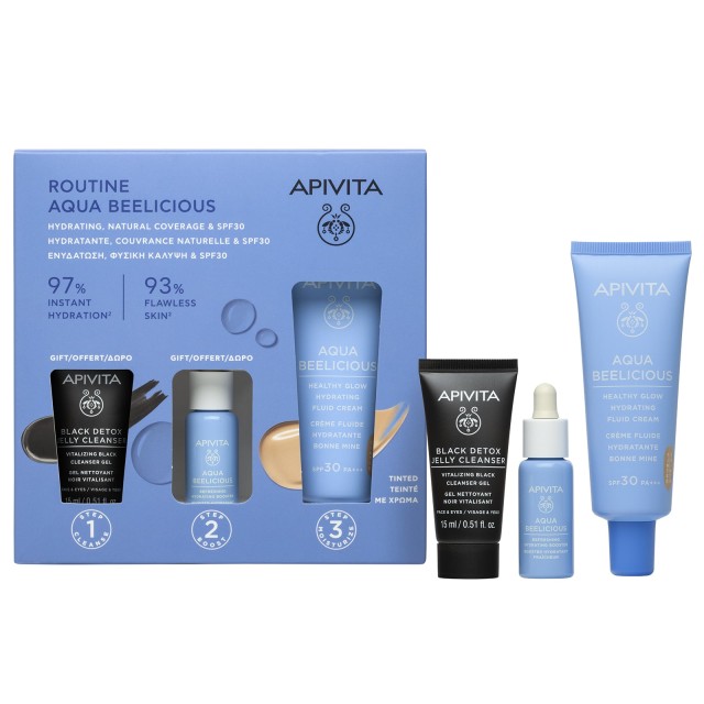 Apivita Aqua Beelicious Day Cream Tinted με Χρώμα SPF30 50ml Promo Pack
