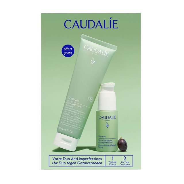 Caudalie Vinopure Purifying Gel Cleanser 150ml Promo Pack