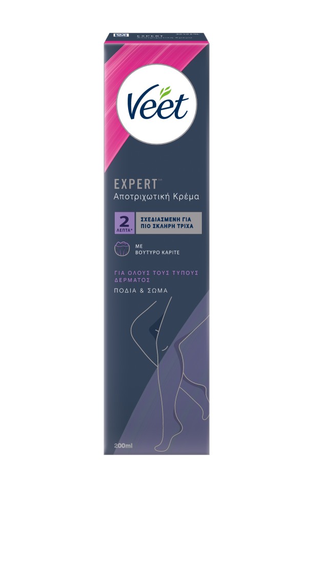 Veet Αποτριχωτική Κρέμα για όλους τους Τύπους Δέρματος Expert 200ml