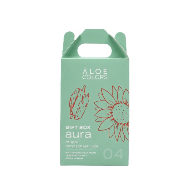 Aloe+ Colors Gift Box 04 Aura Shower Gel 200ml & Body Milk 100ml & Eau De Parfum 10ml