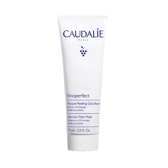 Caudalie Vinoperfect Glycolic Peel Mask Μάσκα Ήπιας Απολέπισης για Λάμψη & Ομοιόμορφο Τόνο 75ml