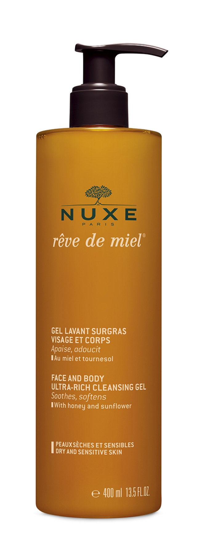 NUXE REVE DE MIEL GEL LAVANTE ΑΦΡΟΛΟΥΤΡΟ ΠΡΟΣΩΠΟ-ΣΩΜΑ 400ML