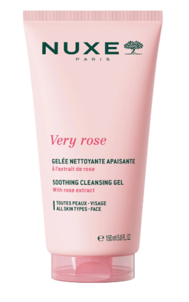Nuxe Very Rose Soothing Cleansing Gel Καθαρισμού Προσώπου 150ml