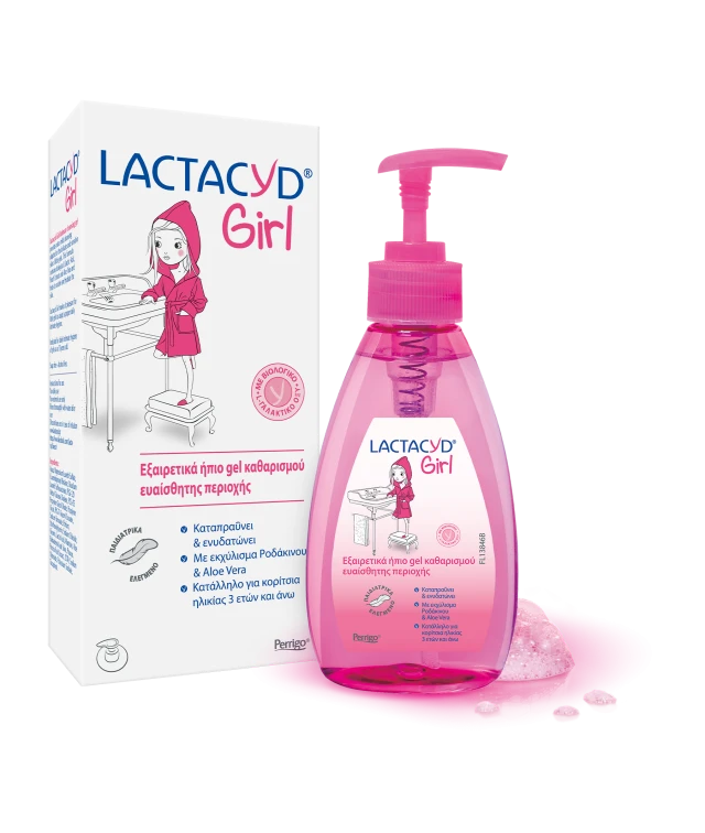 Lactacyd Girl Intimate Υγρό Gel Καθαρισμού για Κορίτσια 200ml