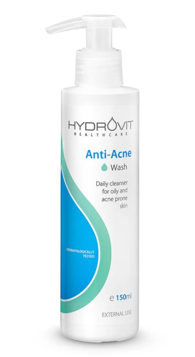 Hydrovit Anti-Acne Wash Καθαριστικό Προσώπου κατά της Ακμής 150ml