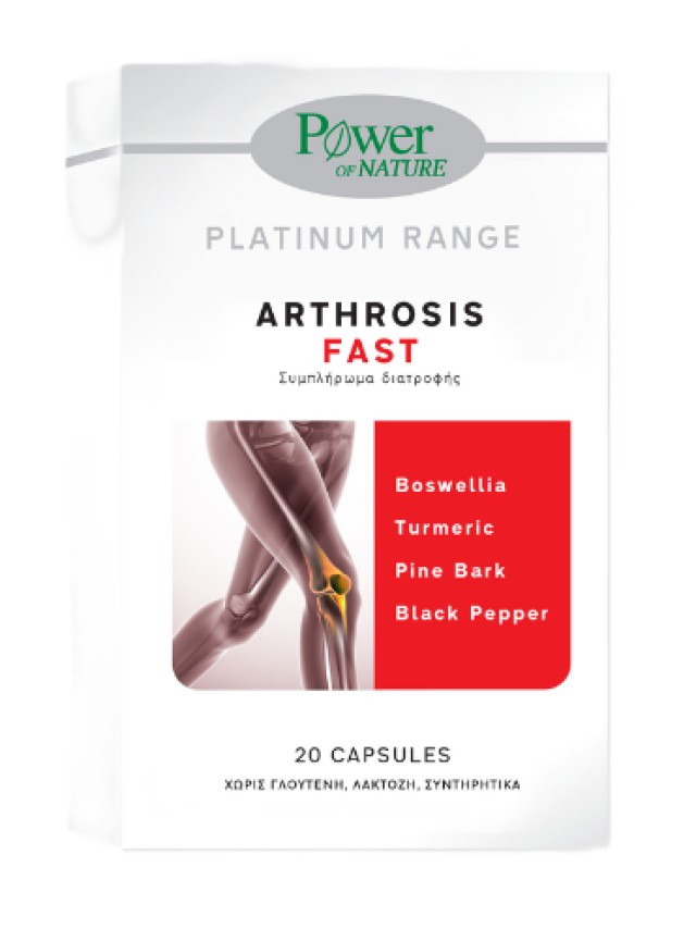 Power of Nature Platinum Range Arthrosis Fast 20caps