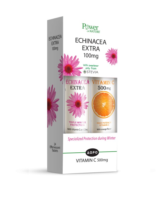 Power Health Echinacea Extra 20tabs Αναβράζοντα + Δώρο Vitamin C 500mg