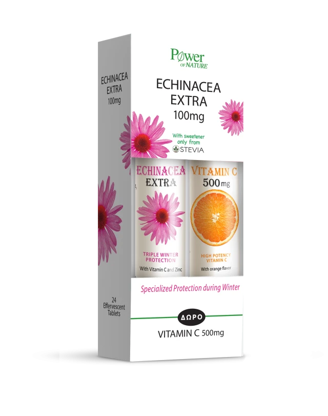 Power Health Echinacea Extra 20tabs Αναβράζοντα + Δώρο Vitamin C 500mg