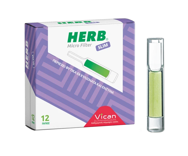 VICAN HERB MICRO FILTER SLIM 12ΤΜΧ.