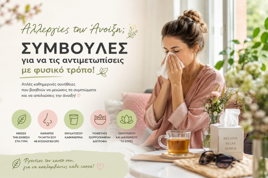 Αλλεργίες την Άνοιξη: Συμβουλές για να τις Αντιμετωπίσετε Αποτελεσματικά